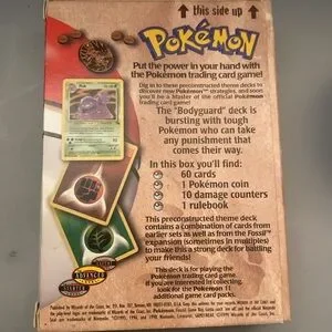 Pokemon | Toys | 999 Pokmon Bodyguard Fossil Theme Deck Complete | Poshmark